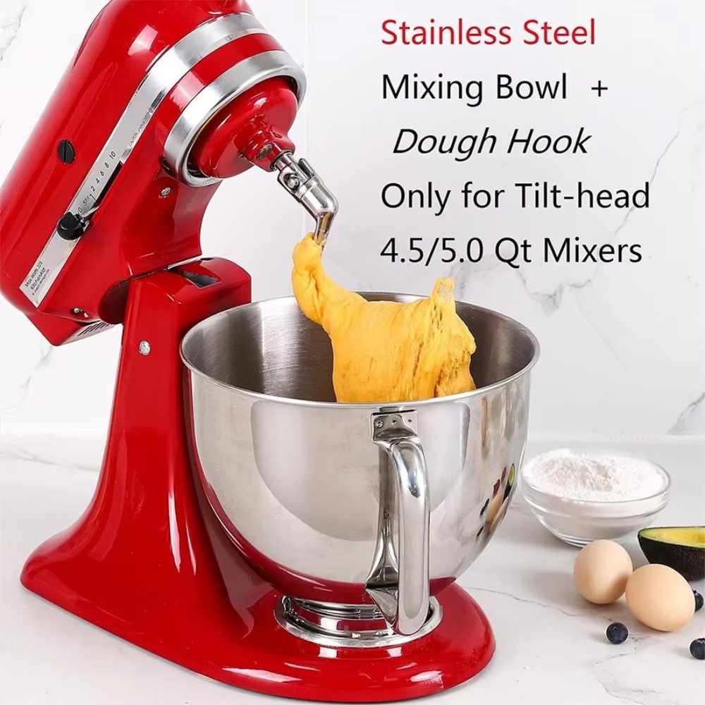 Kitchenaid Mixer Artisan 5Qt - 4,5-5 QT Rührschüssel aus Edelstahl für