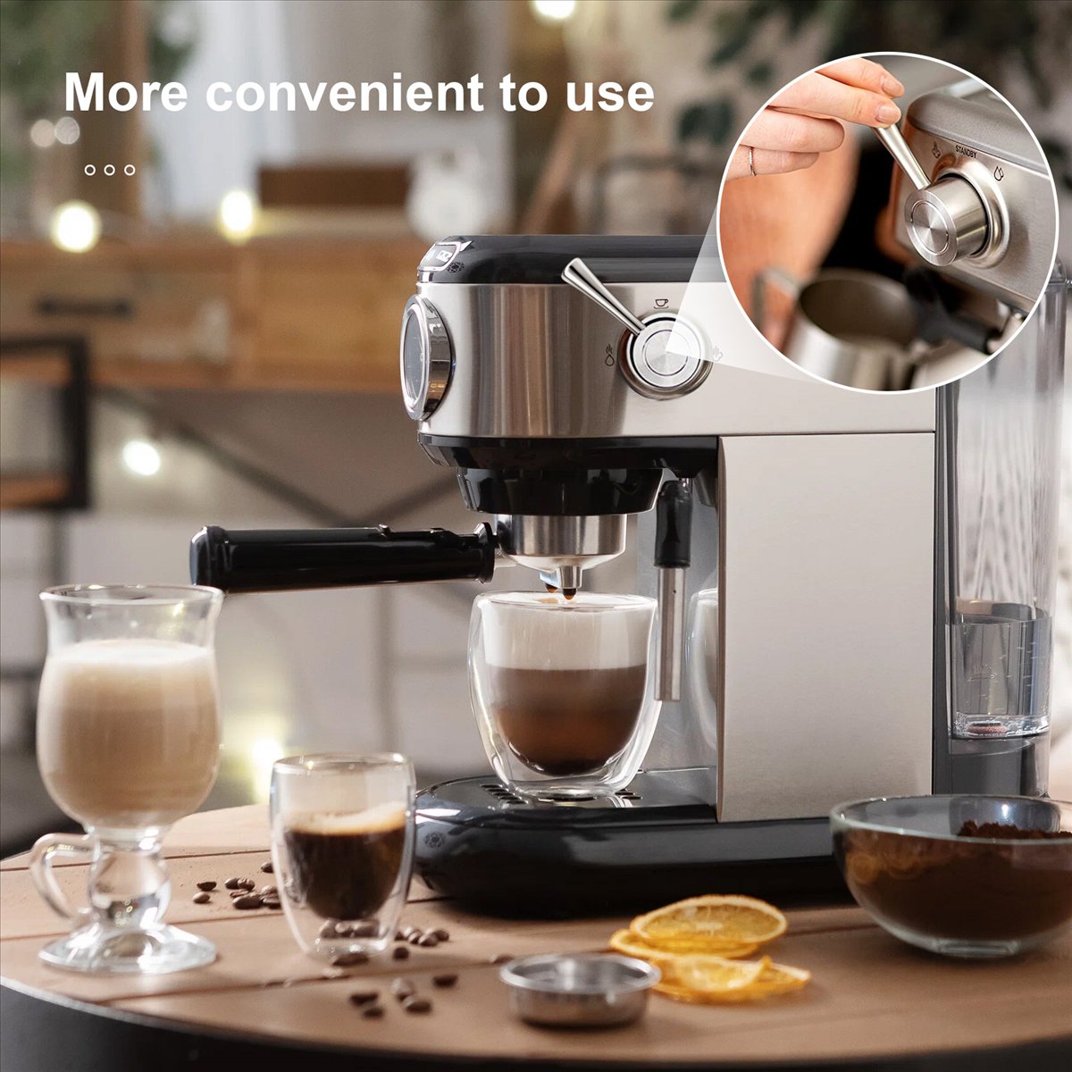 Breville Espresso Barista Express - (A25M) Ersatz-Dampfhebel für Breville Espressomaschinen, passend