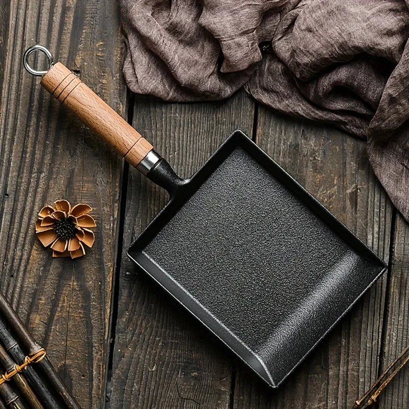 Mini Pancake Griddle - 1Pc Japanische Gusseisen Pfanne Braten Tamagoyaki