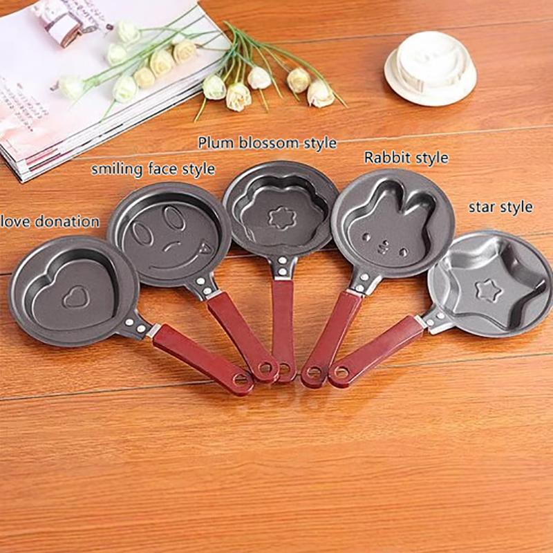 Mini Pancake Griddle - Mini-Eierpfanne, Küchenzubehör, Frühstücks-Liebespfanne, Pfannkuchenpfanne, Herz-Omelettpfanne, Jarhead