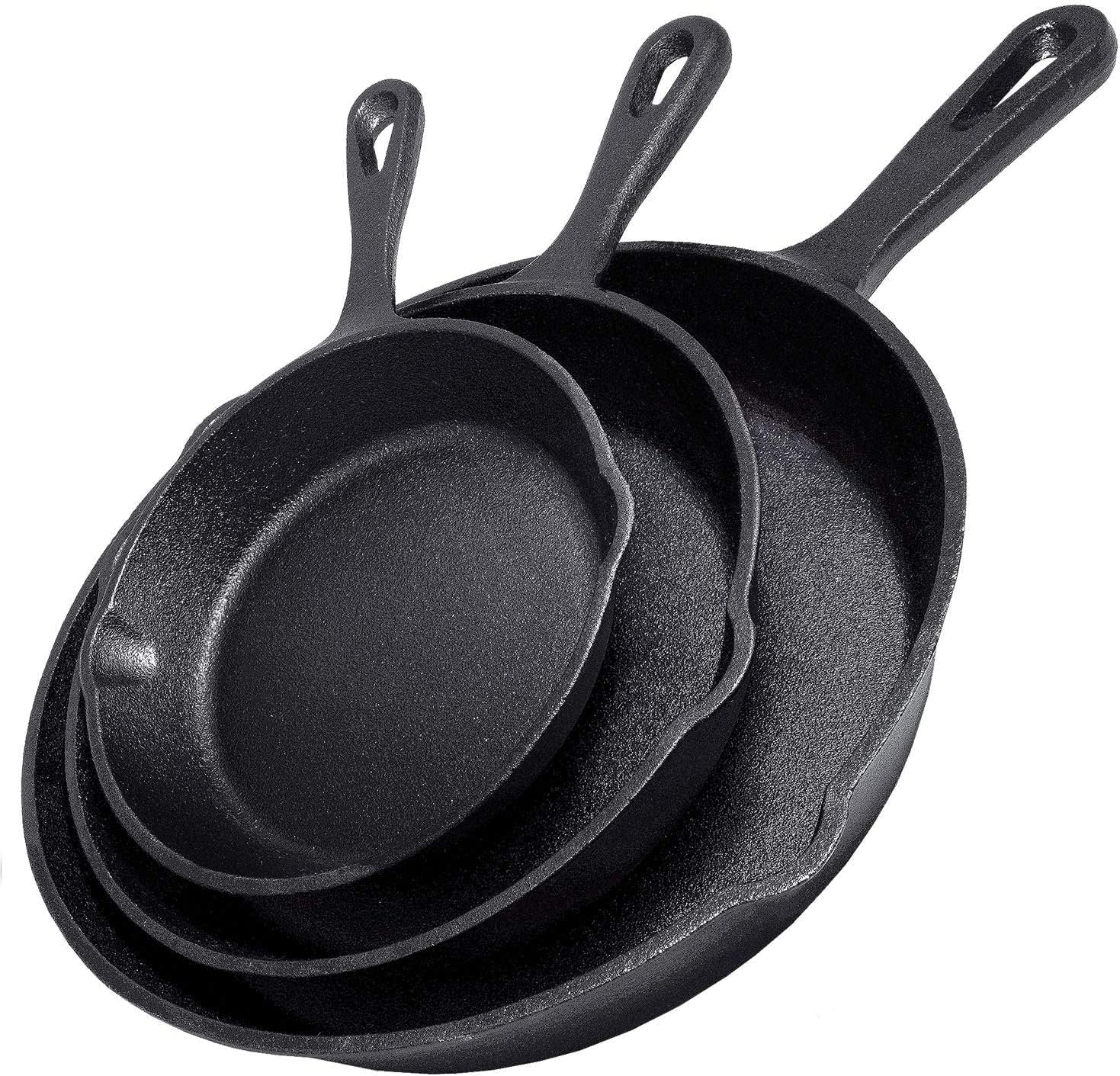 Mini Pancake Griddle - 14/16/20cm Gusseisen-Bratpfanne Antihaft-Pfanne für Omeletts und