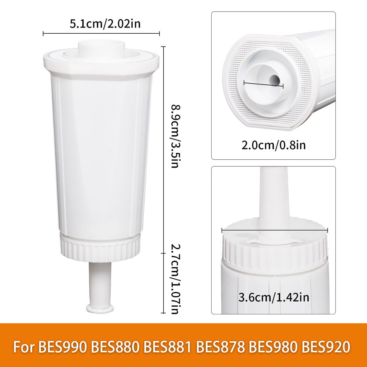 Breville Espresso Barista Touch - BES880 Wasserfilter für Breville Barista Touch