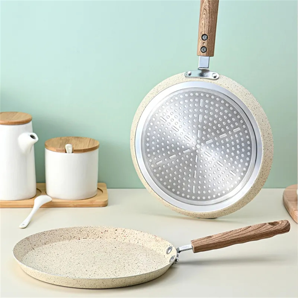 Mini Pancake Griddle - Bratpfanne, antihaftbeschichtet, Pfannkuchen-Crêpe-Pfanne, Mini-Induktionspfanne für Crêpes
