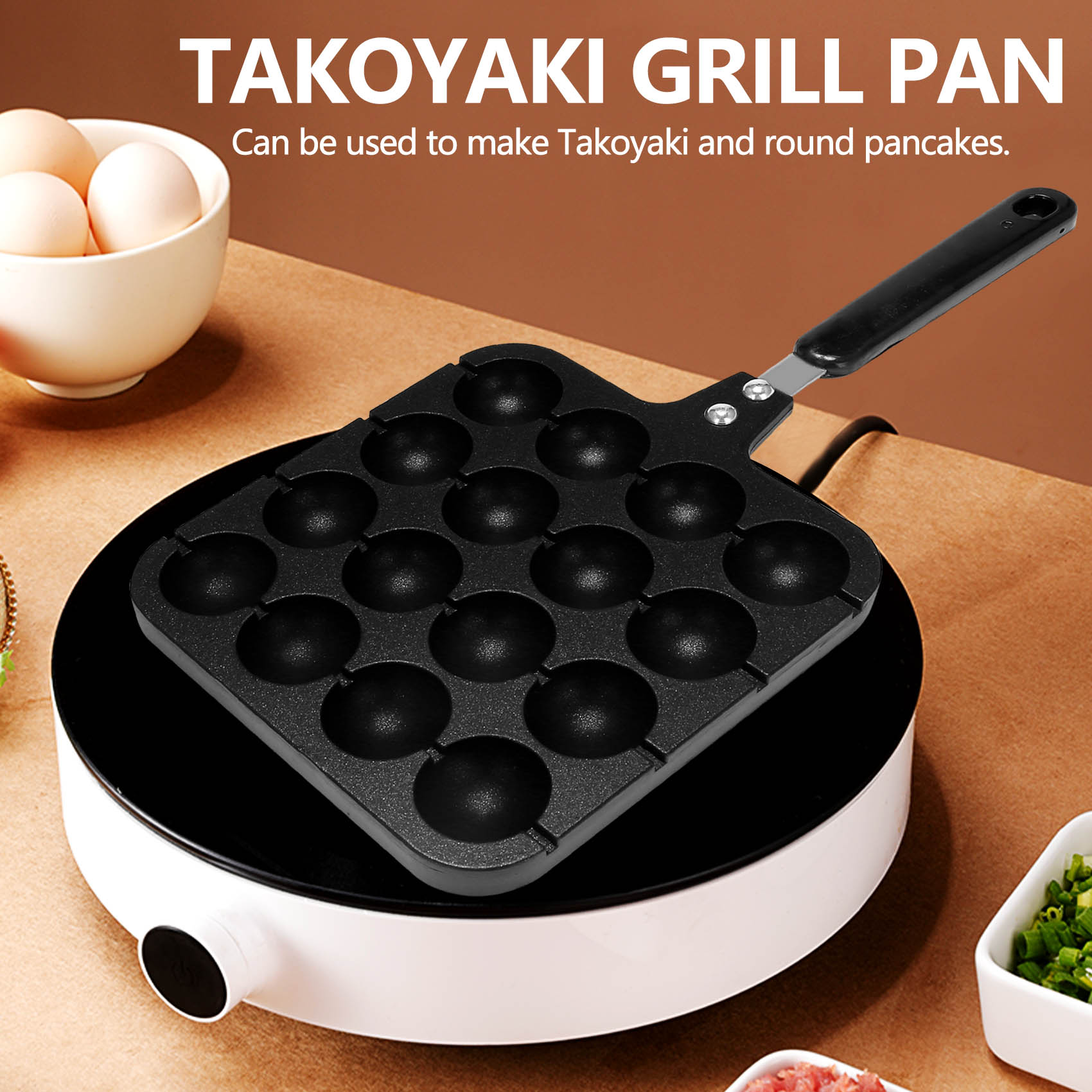 16-Loch-Aluminium-Takoyaki-Gri – Takoyaki Grill Plate Bewertung und Preis