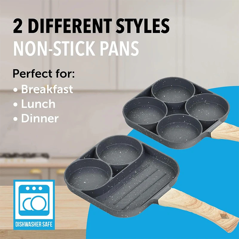 Eierpfanne für Pfannkuchen, 4- – Mini Pancake Griddle Bewertung und Preis