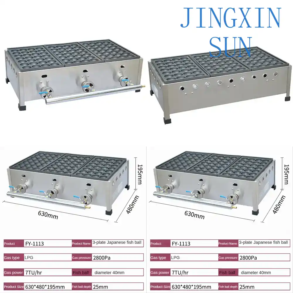 Gas-Fischbällchen-Grill FY-111 – Takoyaki Grill Plate Bewertung und Preis