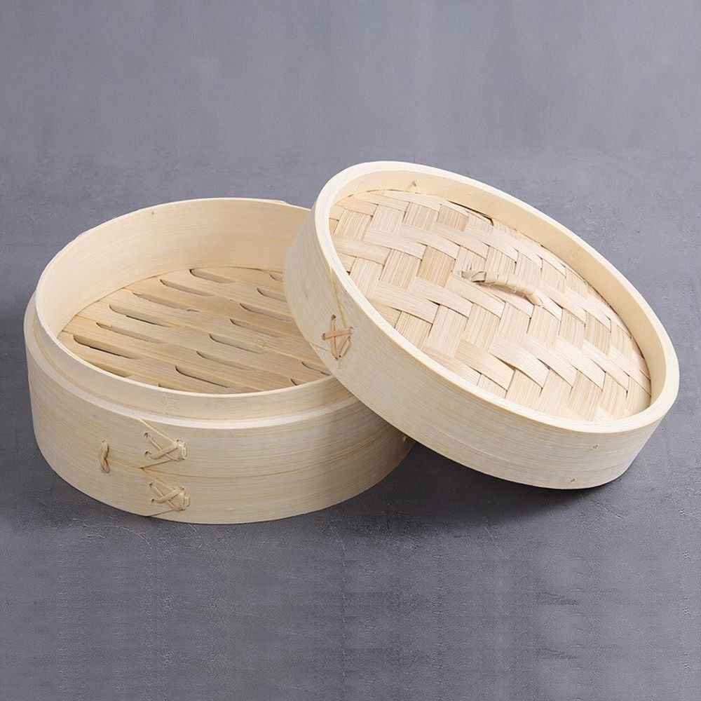Bambus-Dampf korb mit Deckel K – Bao Steamer Bamboo Bewertung und Preis