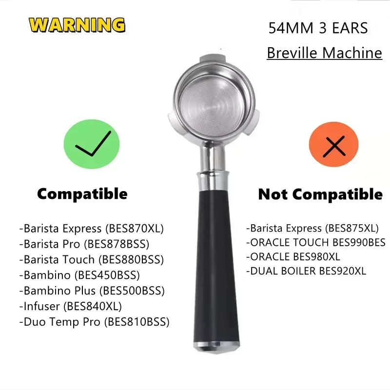 54mm 3-Ösen Bottomless Portafi – Breville Espresso Barista Express Bewertung und Preis
