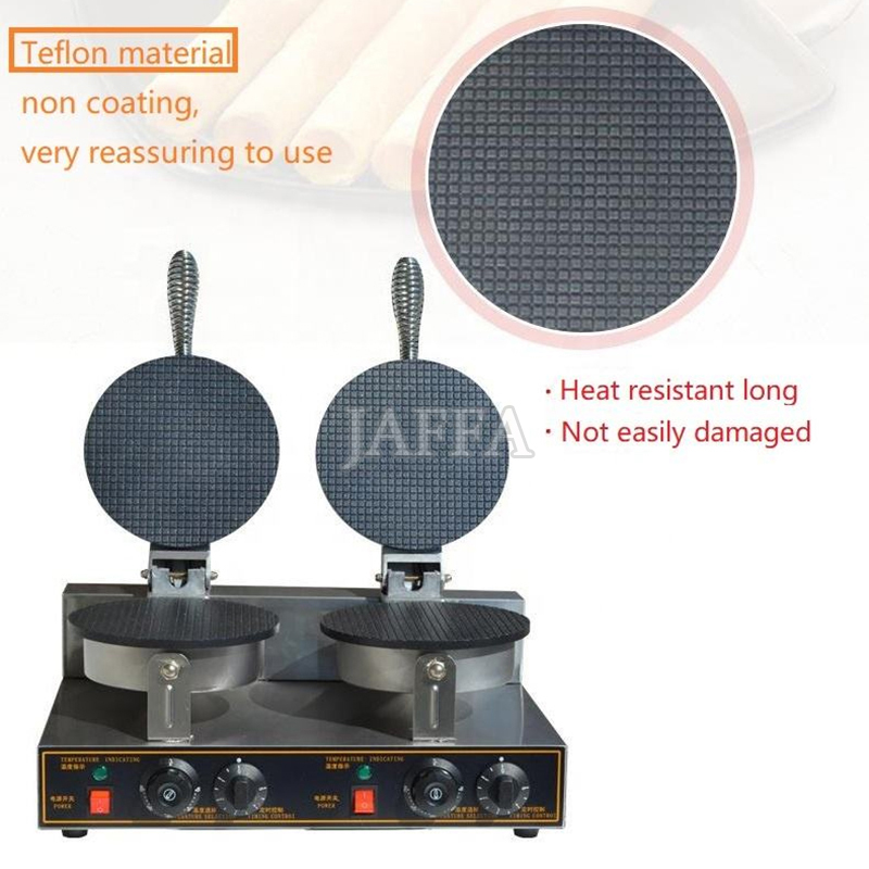 Doppelkopf-Eiswaffel-Maschine, – Waffle Cone Maker Bewertung und Preis