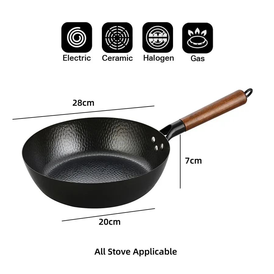 28cm hochwertige Eisen-Wok-Pfa – Cast Iron Corn Bewertung und Preis