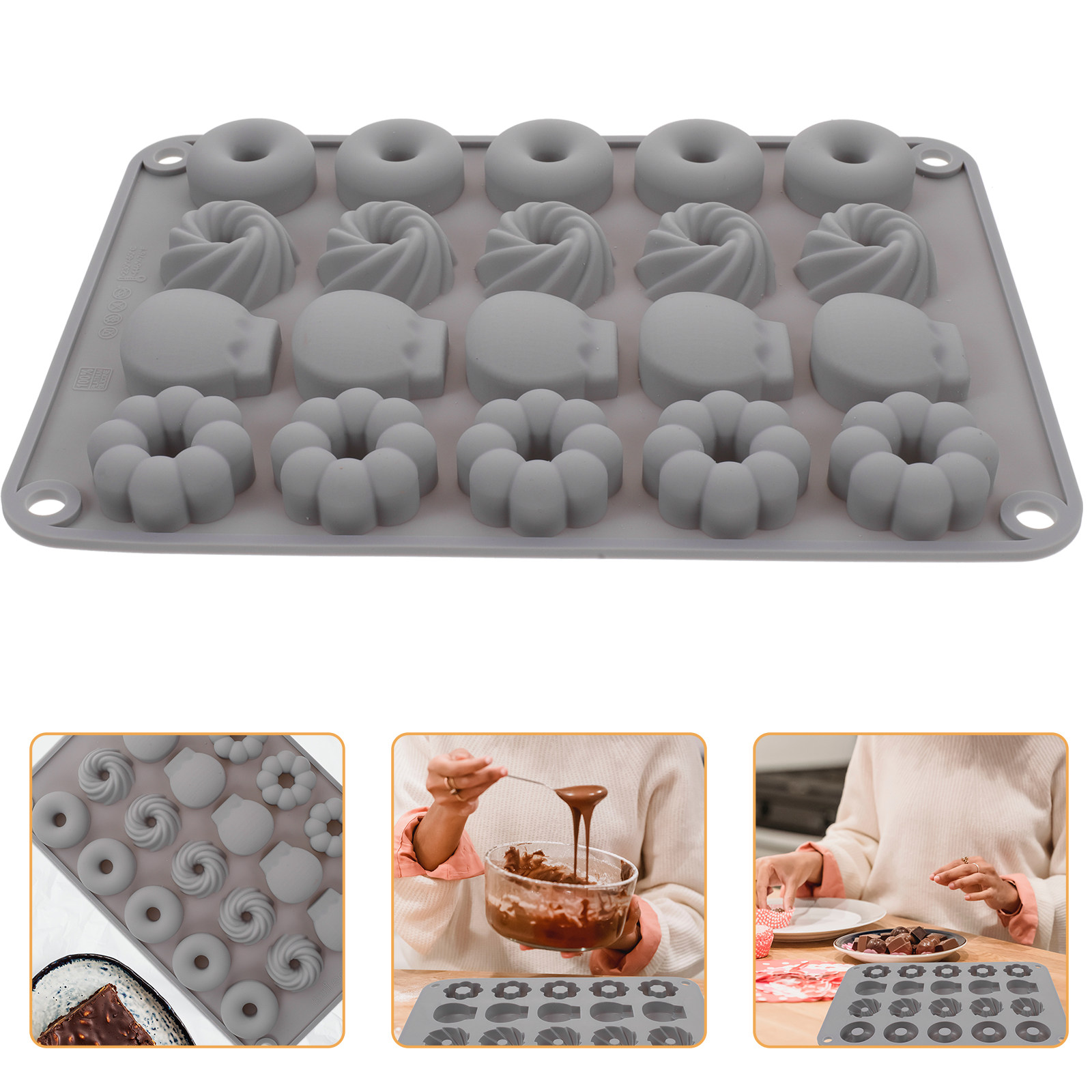 Schokoladen-Donut-Form aus Sil – Donut Mold Silicone Bewertung und Preis