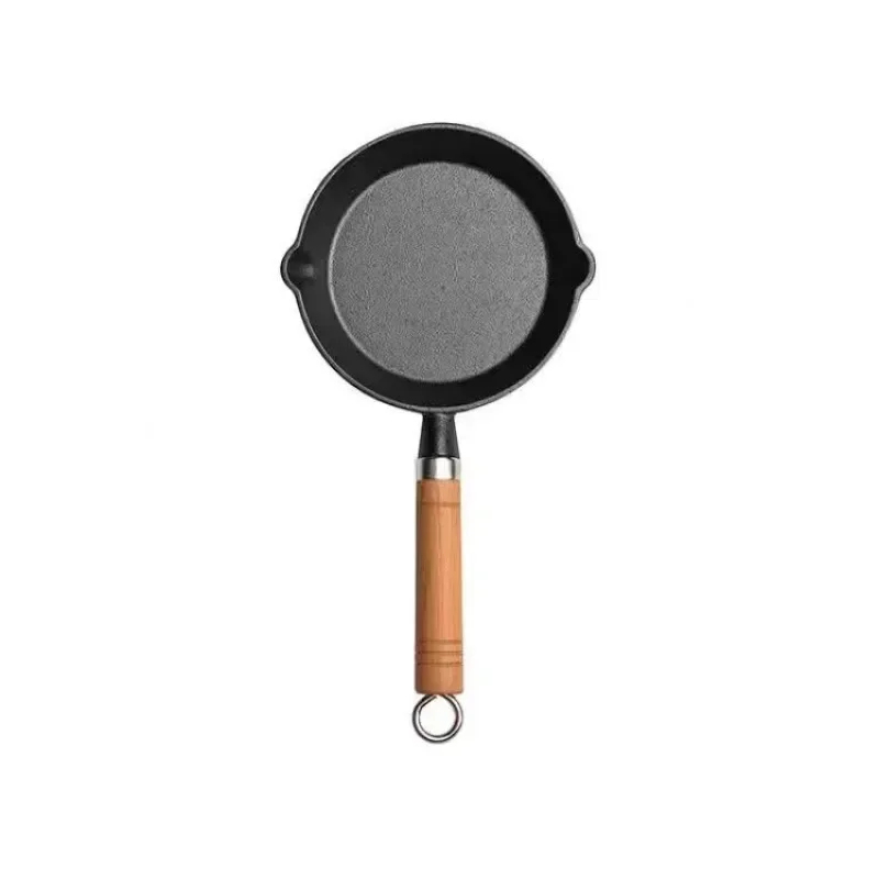 20cm Gusseisenpfanne mit Holzg – Egg Waffle Pan Bewertung und Preis