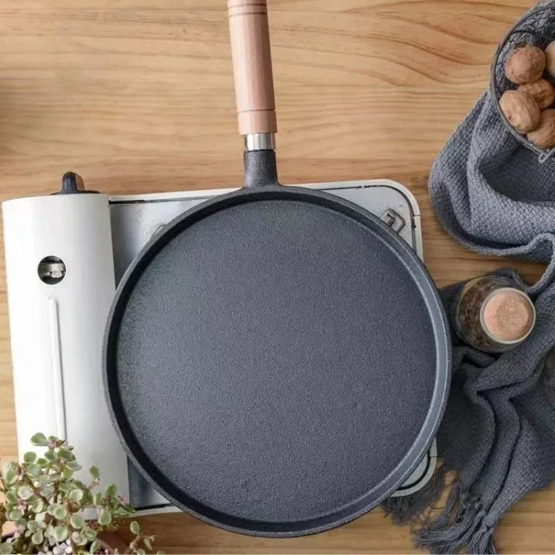 20cm Gusseisenpfanne mit Holzg – Egg Waffle Pan Bewertung und Preis